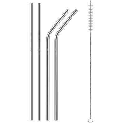 Lamart LT7052 5-częściowy zestaw słomek ze stalinierdzewnej Straw
