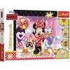 Puzzle Trefl Glitter Minnie și Daisy, 100 piese