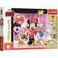 Trefl Glitter Puzzle Minnie și Daisy, 100 piese