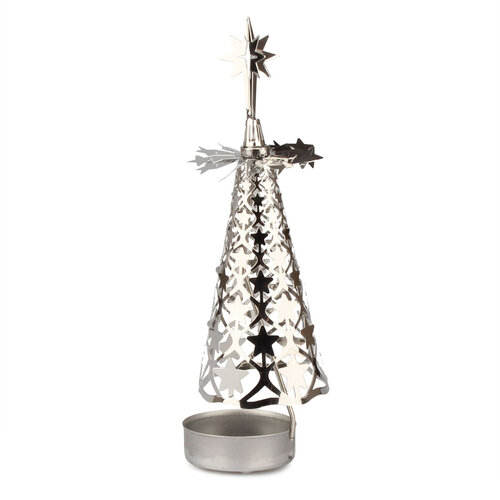 Świecznik bożonarodzeniowy metalowy Choinka6 x 19,5 x 6 cm