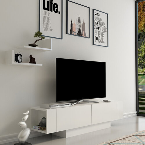 Biely TV stolík Matera