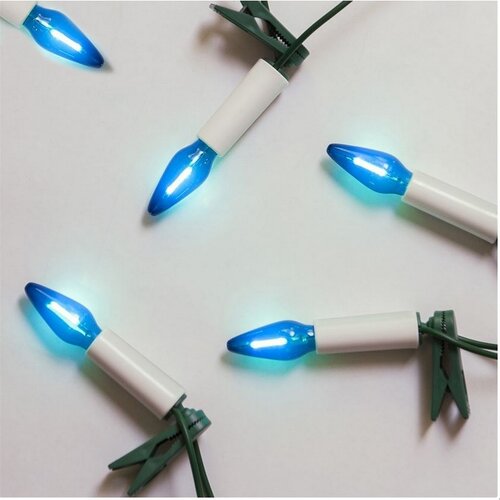 Instalație luminoasă Felicia LED Filament, albastru SV-16, 16 becuri