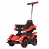 Baby Mix Odpychacz dziecięcy Speed z drążkiem, czerwony