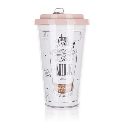 Banquet Potovalni dvodelni lonček COFFEE 0,5 l,Iced latte