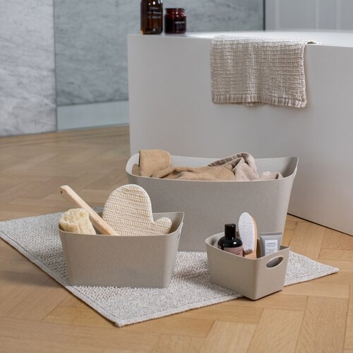 Koziol Shranjevalna škatla Boxxx L Organic bež, 15l, 31 x 48 x 23,7 cm