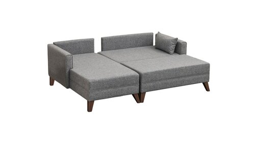 Sofa narożna Bella Narożnik Lewy 2 Szary