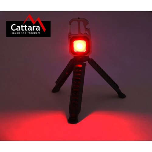 Cattara 13153 COB latarka z podstawką Multi Tripod, 600 lm