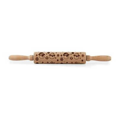 Toro Leseni valček z dekorom Snežak, 38 cm