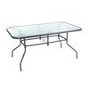 Happy Green Stół ogrodowy ze szklanym blatem Verre, 150 x 90 x 72 cm