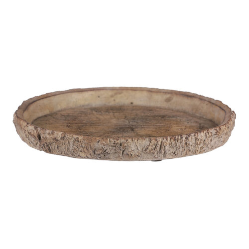 Dekorativni pladenj Les, 34 x 4 cm, beton