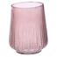 Wazon szklany Sorriso różowy, 12 x 15 cm