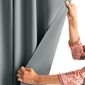 Draperie Restilo Blackout EYELETS argintiu, 140 x 245 cm