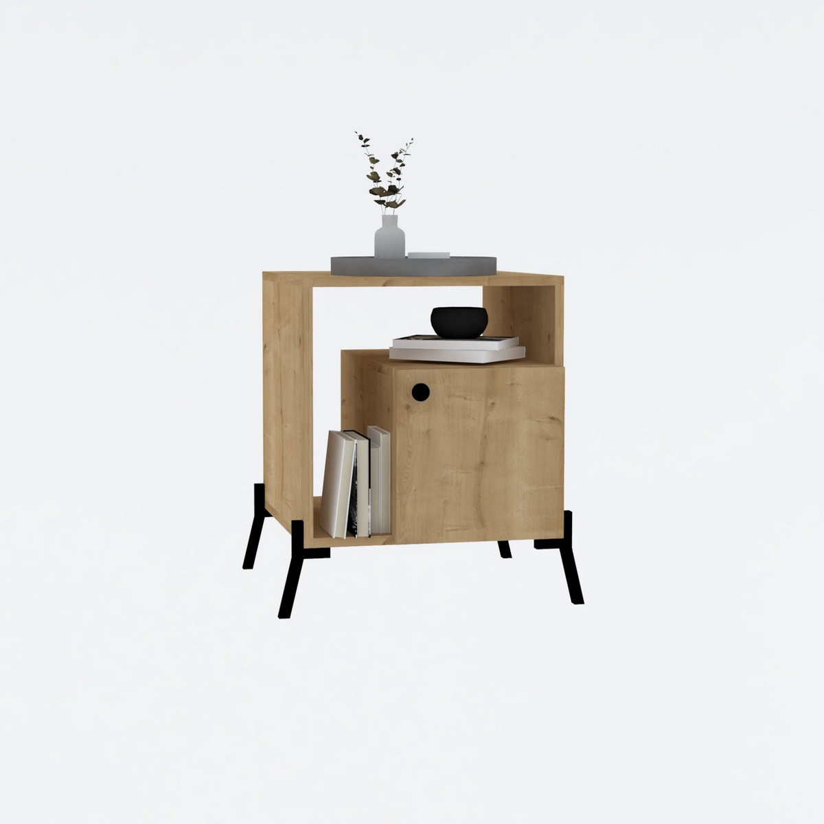 Stolik nocny Hazal Oak