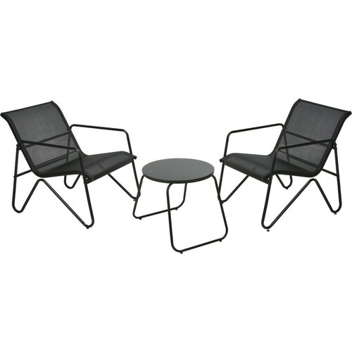 Zestaw mebli ogrodowych Myron, 3 szt.