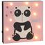 Hatu Panda fali LED dekoráció, 26 x 4x 26 cm