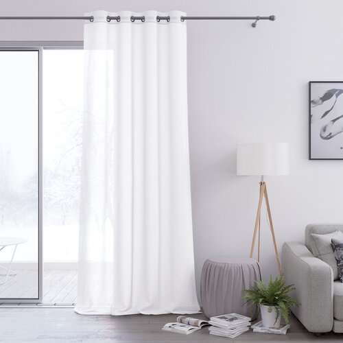 Restilo Firanka Voile Eyelets biały, 140 x 250 cm