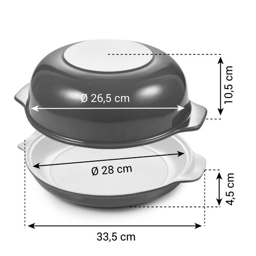 Tescoma Forma ceramiczna do chleba okrągła  DELICIA