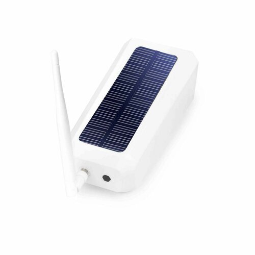 Cameră smart Tellur WiFi panou solar 1080P, albă