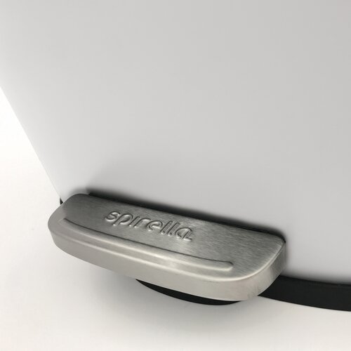 Coș de gunoi cu pedală soft-close Spirella Akira 12 l, alb mat