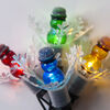 Instalație luminoasă Astra LED mini Om de zăpadă colorată, 20 beculețe