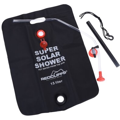 Redcliffs Garten-Solardusche, schwarz