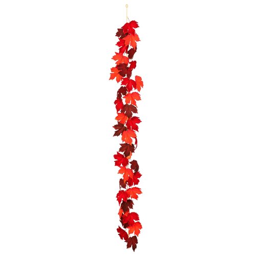 Őszi műfüzér Juhar sötétvörös, 170 cm
