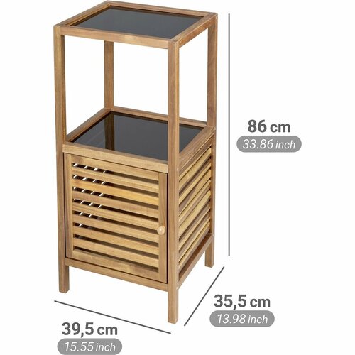 Wenko Koupelnový regál s dvířky FONDI