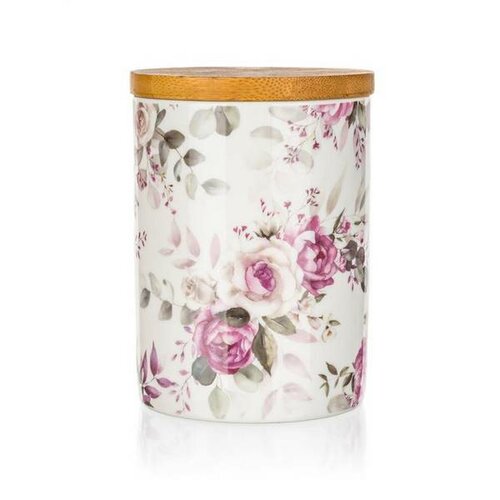 Banquet Keramikdose mit Deckel Rose 10,3 x 14 cm