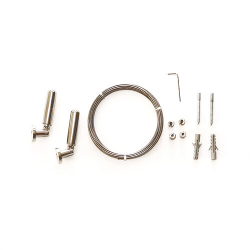 Spannseil-Set Race Silber, 5 m