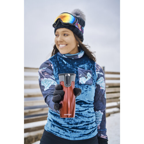 Contigo Termo lahev West Loop 470 ml Red