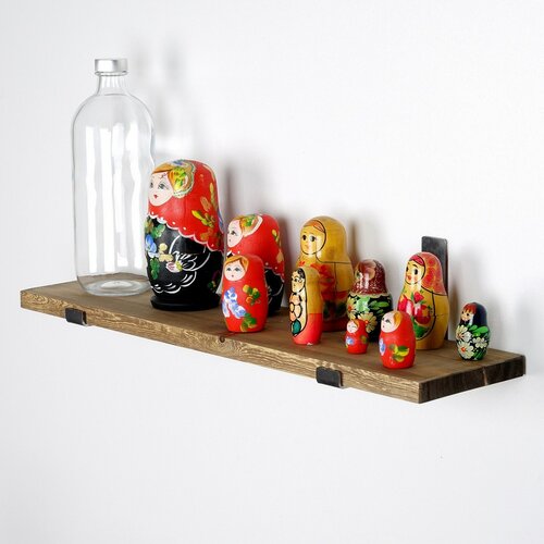 Półka Lam009 Black and Walnut