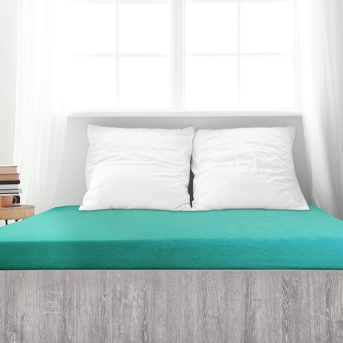 4Home Ideal frottír lepedő zöld türkiz, 90 x 200 cm, türkiz, 90 x 200 cm akciós termékkép 1