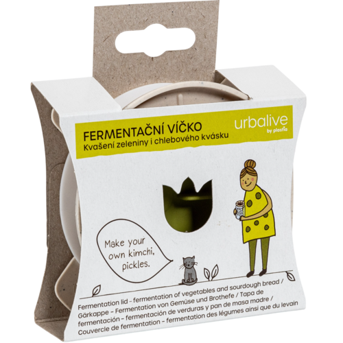 Plastia Fermentációs készlet - elefántcsont, kávézaccal, piros