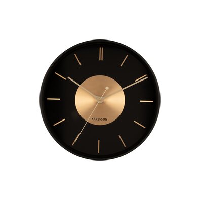 Karlsson 5918BK dizajnové nástenné hodiny 35 cm, čierna