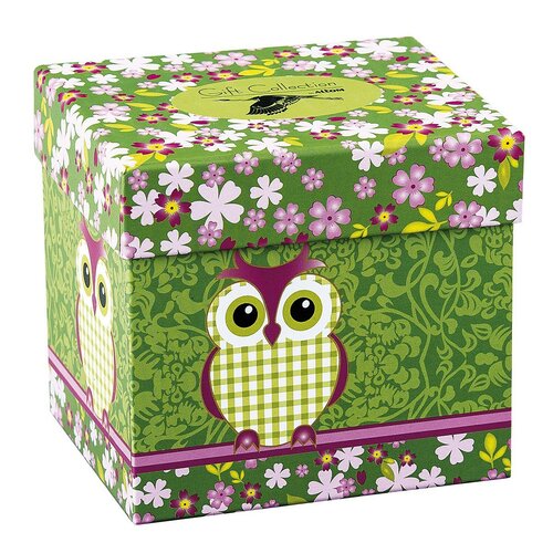 OWL Porcelánový hrnček 300 ml v darčekovej krabičke