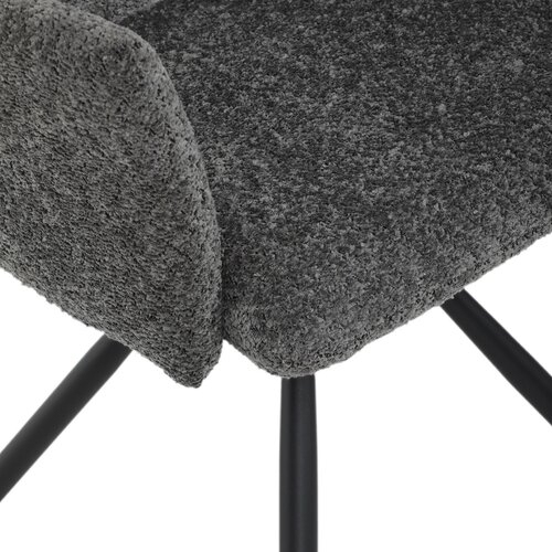 Set de scaune de sufragerie cu mecanism deîntoarcere DCH-W1117 GREY2, 2 buc.