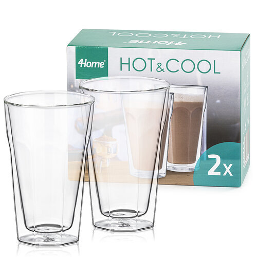 4Home Thermo pohár UNI Hot&Cool 450 ml, 2 db