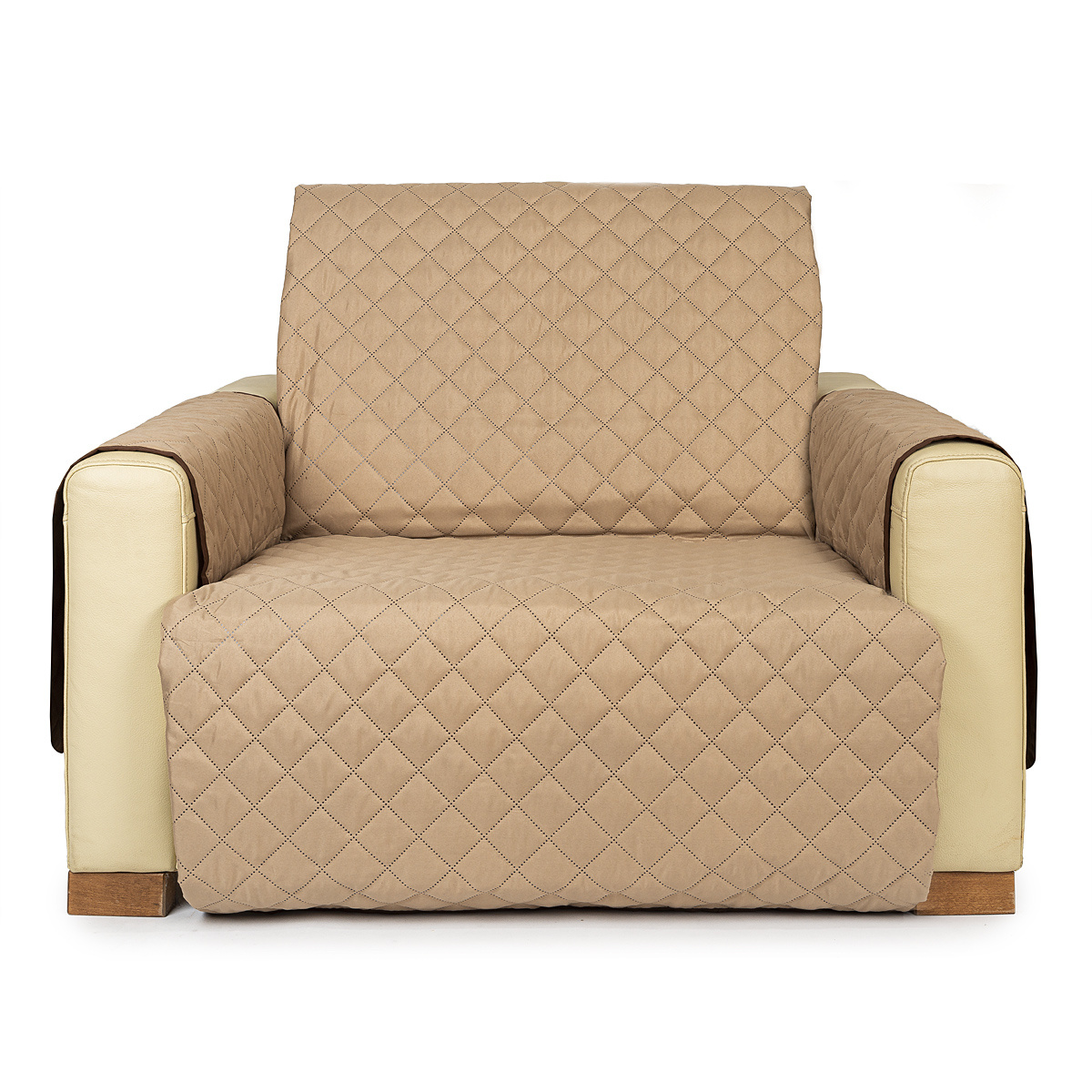 4Home Doubleface fotelhuzat barna/bézs, 60 x 220 cm, barna, 60 x 220 cm termék 2. képe