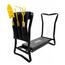 Aldotrade Gartensitz-Knieschoner, Schwarz, 5 9 x 27,5 x 49cm