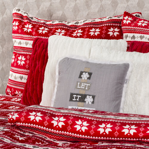 4Home Різдвяна постільна білизна з мікрофланелі   Зимова мрія, 140 x 220 см, 70 x 90 см