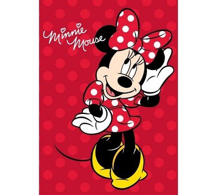 Detská deka Minnie Mouse, 100 x 140 cm
