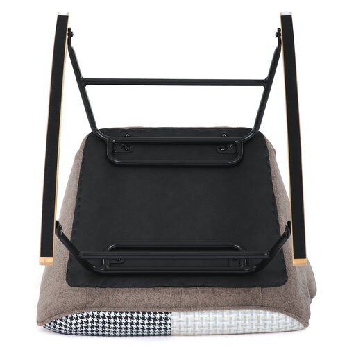 Fotel bujany PW2, patchwork