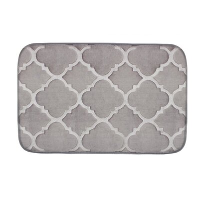 Covoraș din spumă cu memorie Domarex Mosaic, gri, 38 x 58 cm