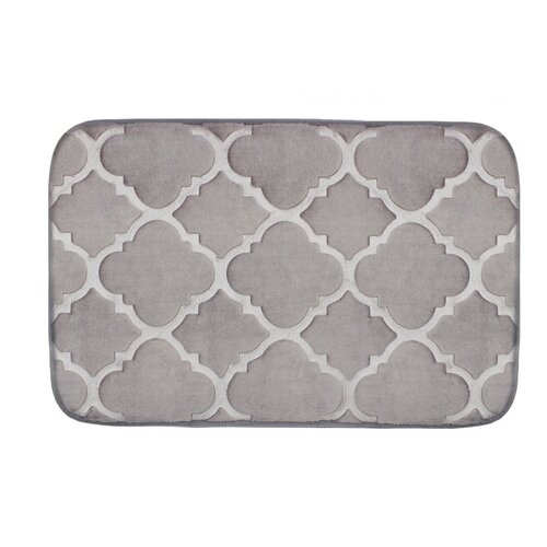 Covoraș din spumă cu memorie Domarex Mosaic, gri, 38 x 58 cm