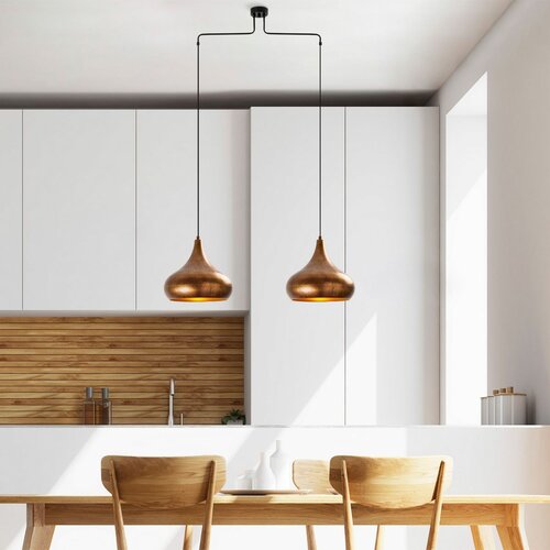 Lampa wisząca Muba - 11551, miedziana