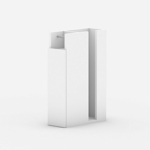 Skříňka do koupelny Paper White