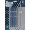Set paie din inox, 5 buc., albastru