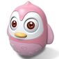 Hojdacia hračka Baby Mix Penguin ružová, 14 cm
