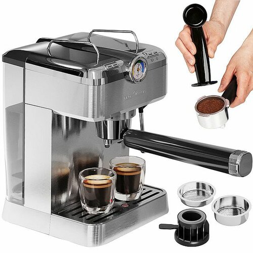 ProfiCook ES-KA 1267 2 az 1-ben karoseszpresszógép, 20 BAR