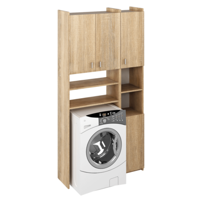 Dulap deasupra mașinii de spălat MIRALI, stejar sonoma